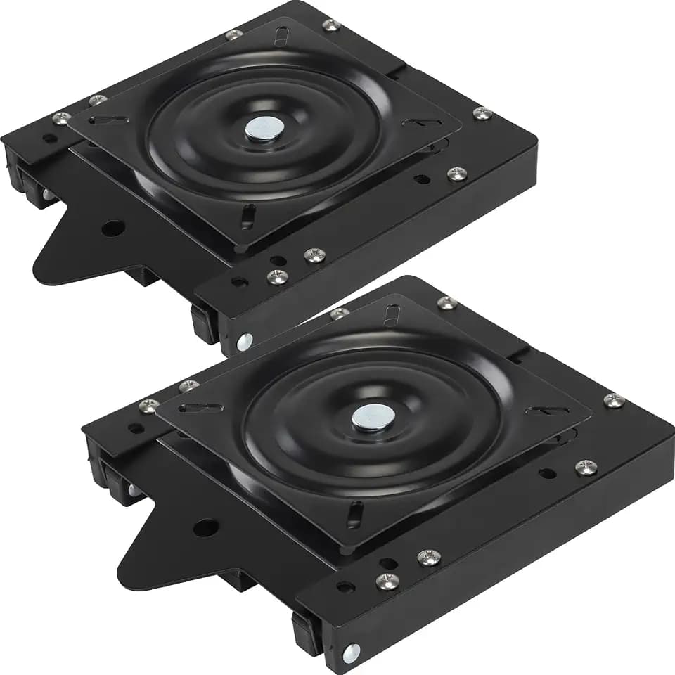Quick Disconnect Boat Seat Mount with Heavy Duty 360-Degree Swivel Plate