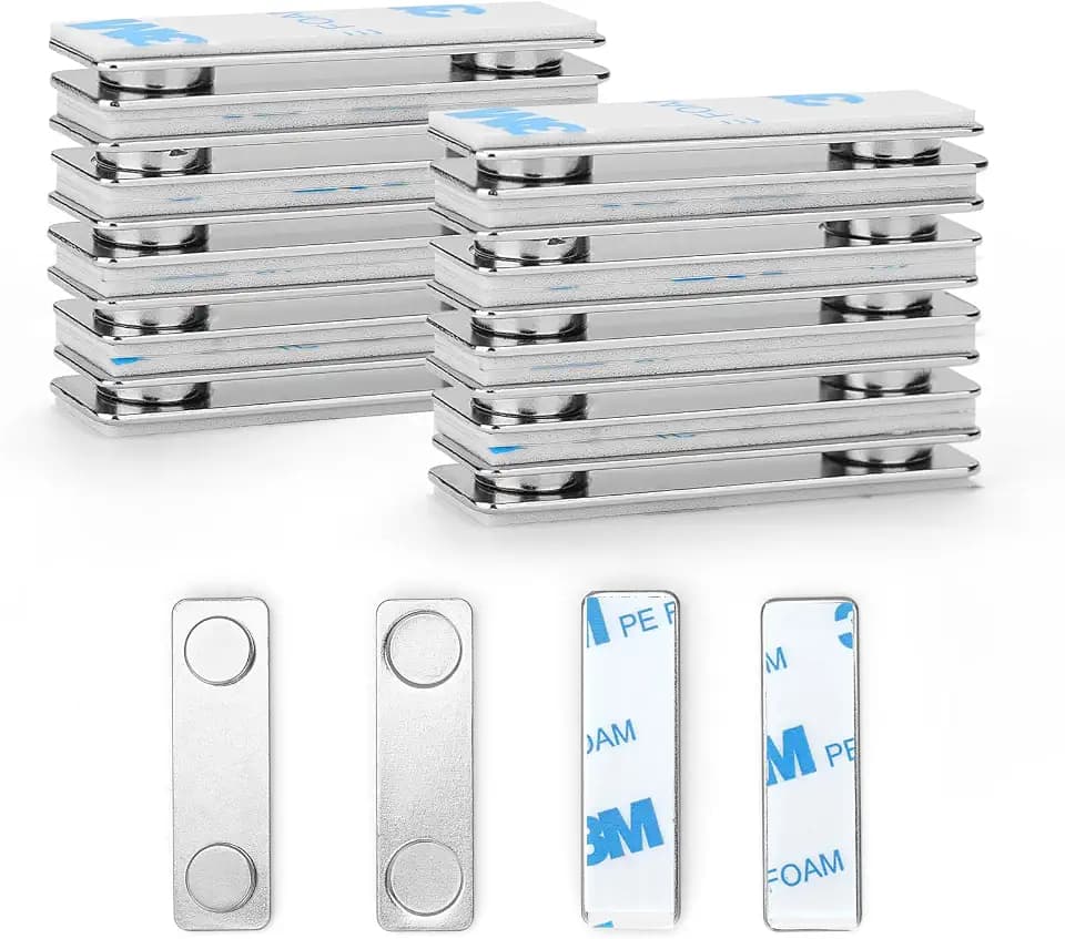 12-Pairs Magnetic Picture Hanging Strips