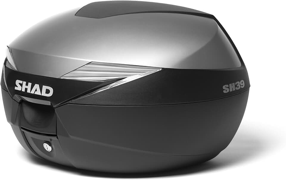 SHAD D1B39E15 Topcase-Zubehör, Silber, m, Titanium