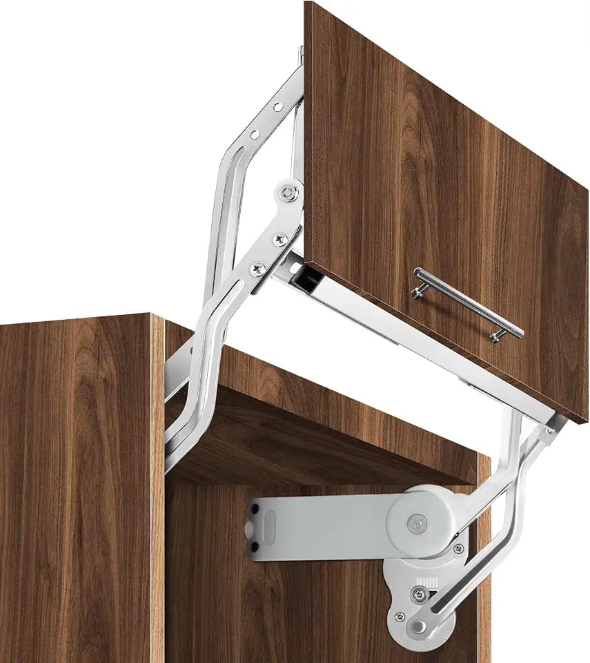 YJINGRUI Hydraulic Buffer Cabinet Door Hinge, Lift and Up Hinges