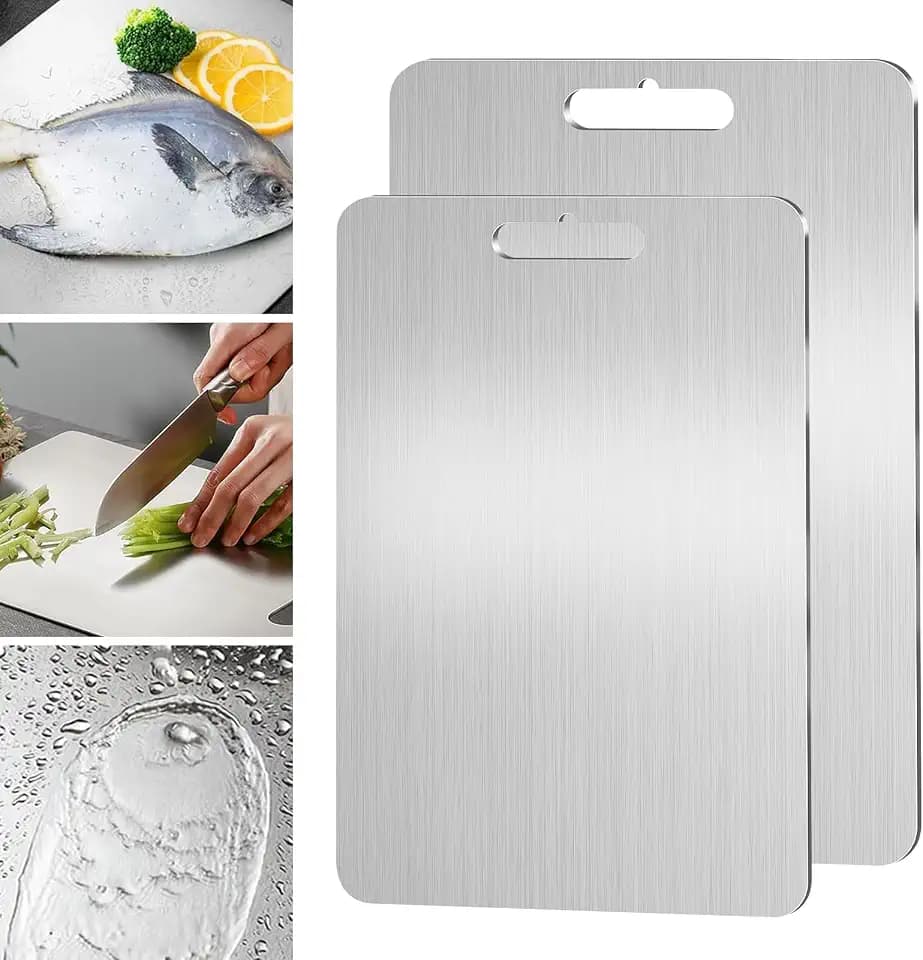 Titanium Cutting Board, 2 Pack Titanium Cutting Boards For Kitchen