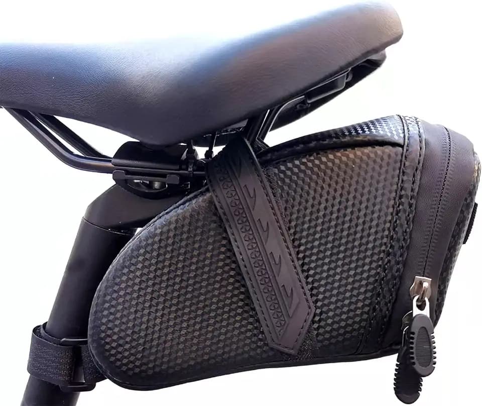 Large Capacity Bike Bicycle Under Seat Wedge Saddle Tail Bag