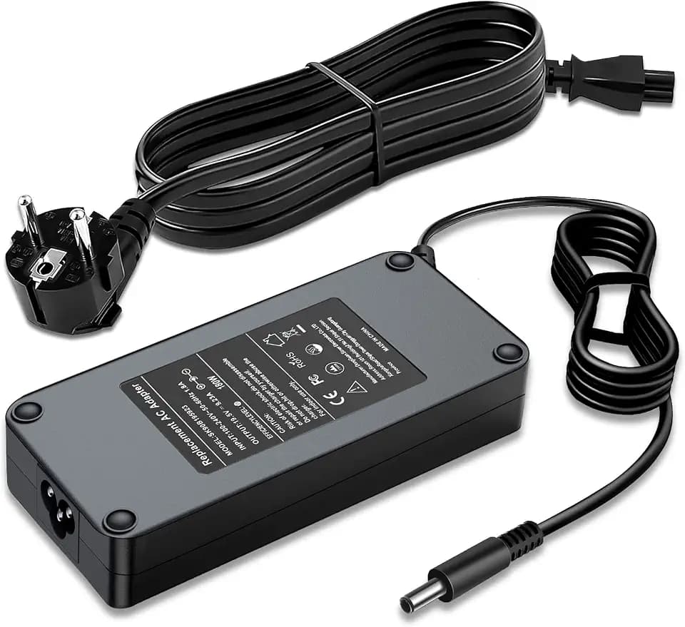 180W AC Adapter Kompatibel mit Dell Dock WD19 K20A001 D6000 D6000S | Docking Station Business Monitor Doc k WD15 K17A001 Thunderbolt Dock WD19TB WD19TBS TB15 TB16 TB18DC K16A K16A001 Ladegerät