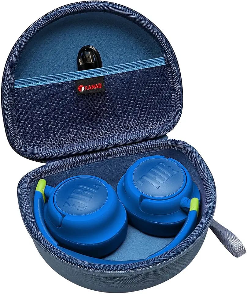 XANAD Kinder Kopfhörer Tasche für JBL Junior Kopfhörer (Blau)