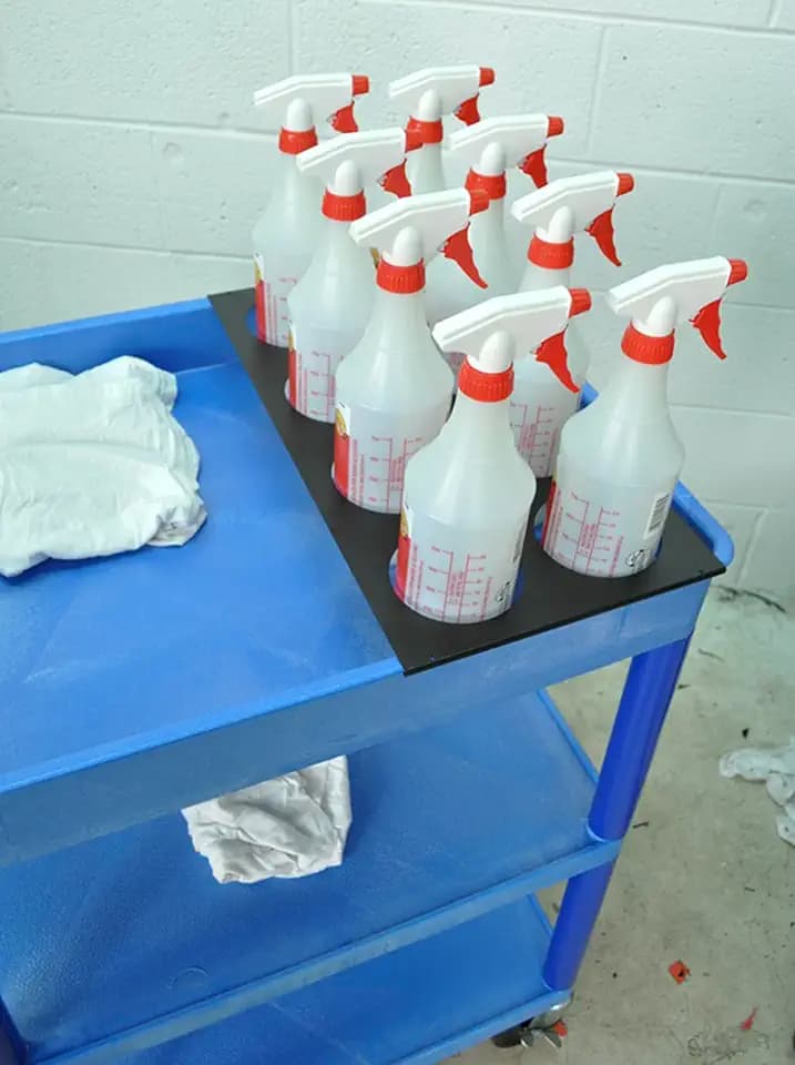 FSE 373-STC-8BH Bottle Holder For STC Tub Shelf Cart