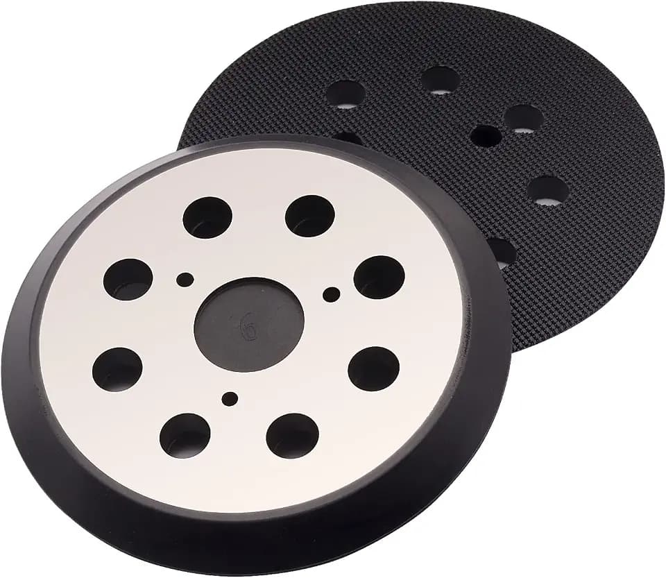 2 Pack 5 Inch Replacement Sander Pad, Compatible with Dewalt DW423, D26451 D26453 D26456 Random Orbital Sander, 8 Hole Heavy Duty Aluminum Replacement Backing Plate