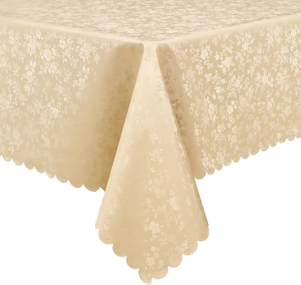 Smiry Rectangle Waterproof Heavy Duty Vinyl Tablecloths, 60 x 102 Inch