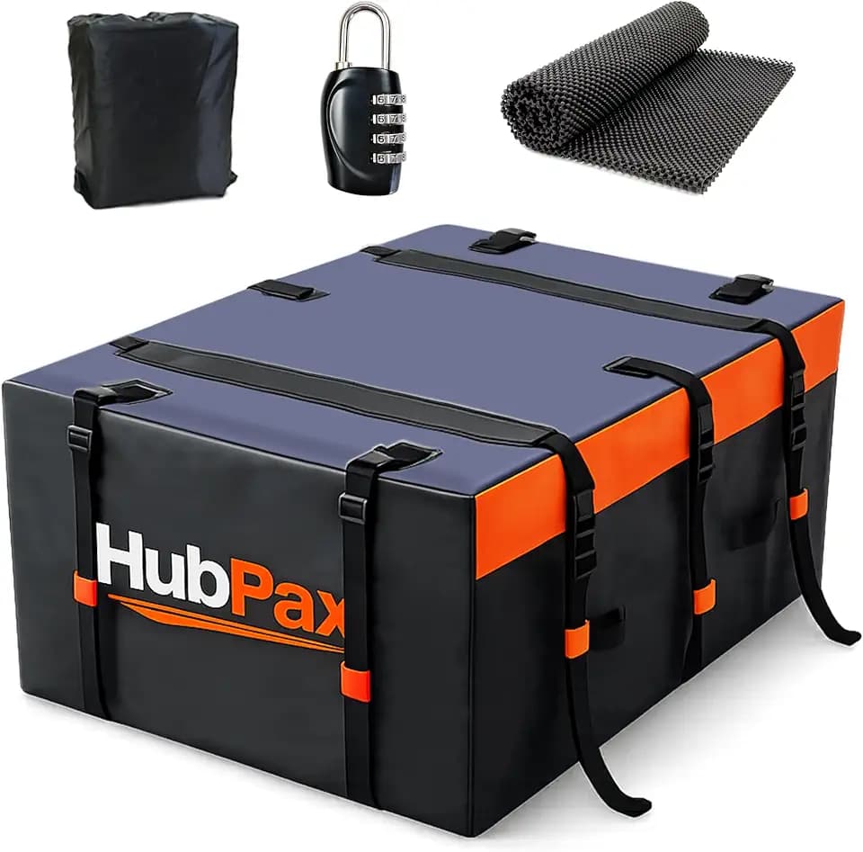 21 Cu Ft. Car Rooftop Cargo Carrier Bag Car Roof Top Bag Cargo Carrier