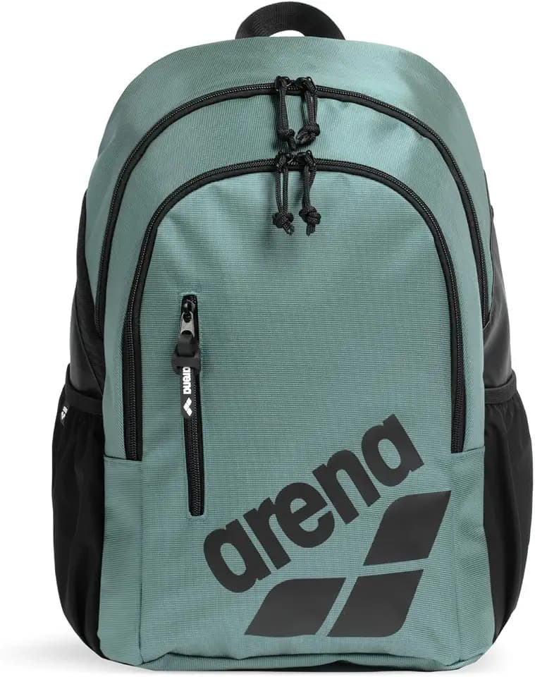 ARENA All Set Sports Swim Backpack Athletes Gym Rucksack Multisport Daypack Large Size Training Gear Equipment Bag for Teens Men Women, 30 Liters, Sage Green