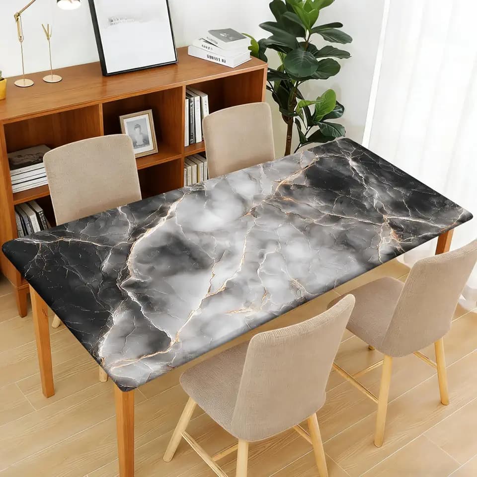 Rectangle Fitted Table Cloth for 4 Foot Rectangular Folding Tables