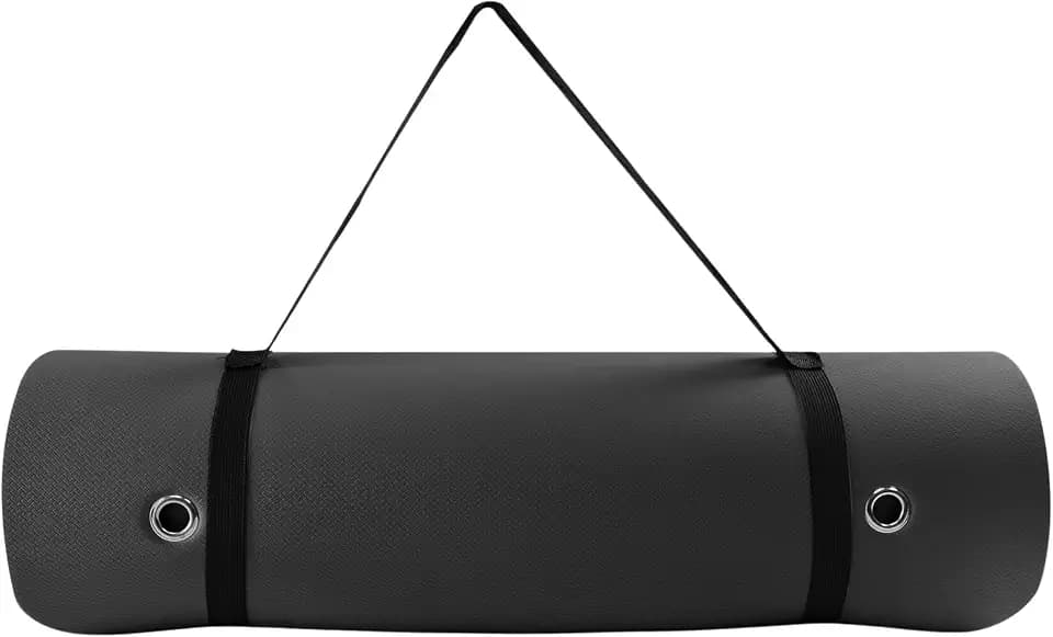 TONE Fitness Hanging Yoga Mat, Pilates Mat, Exercise Mat for Home Workouts with Carry Strap | V Pattern | Multiple Colors