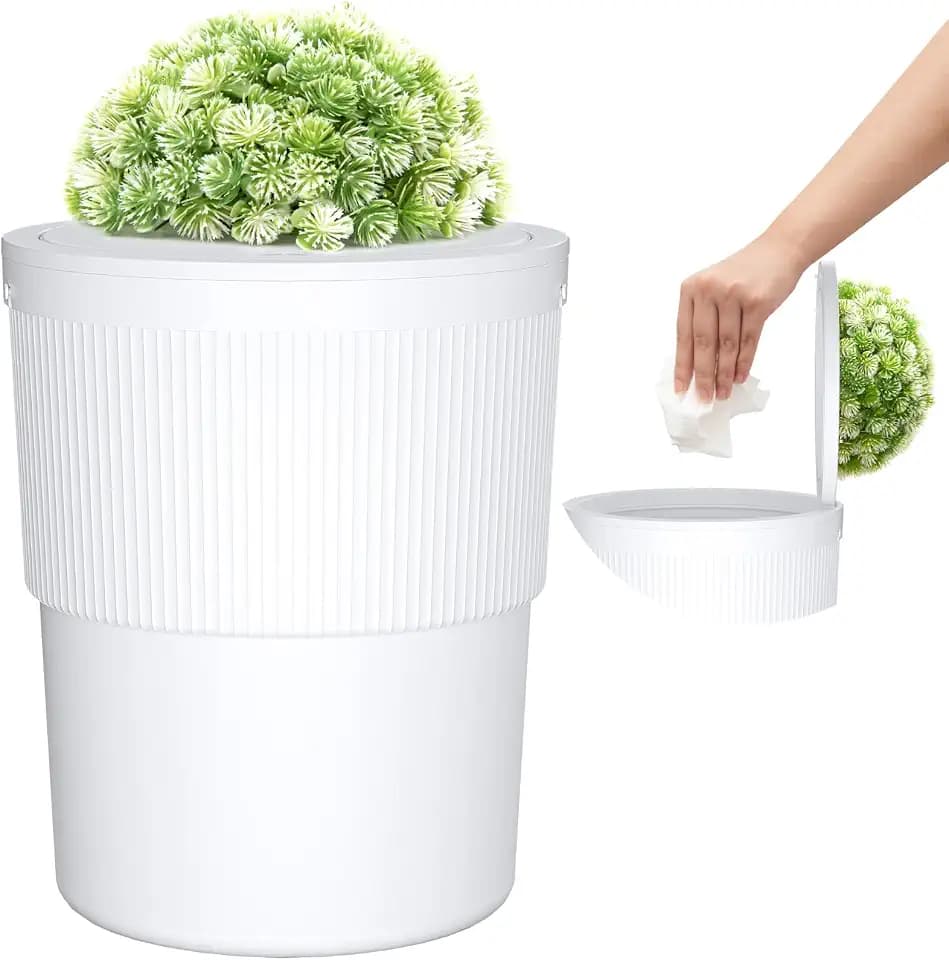 Lifewit 2.6 gal Dog Proof Trash Can with Pop-Up Lid