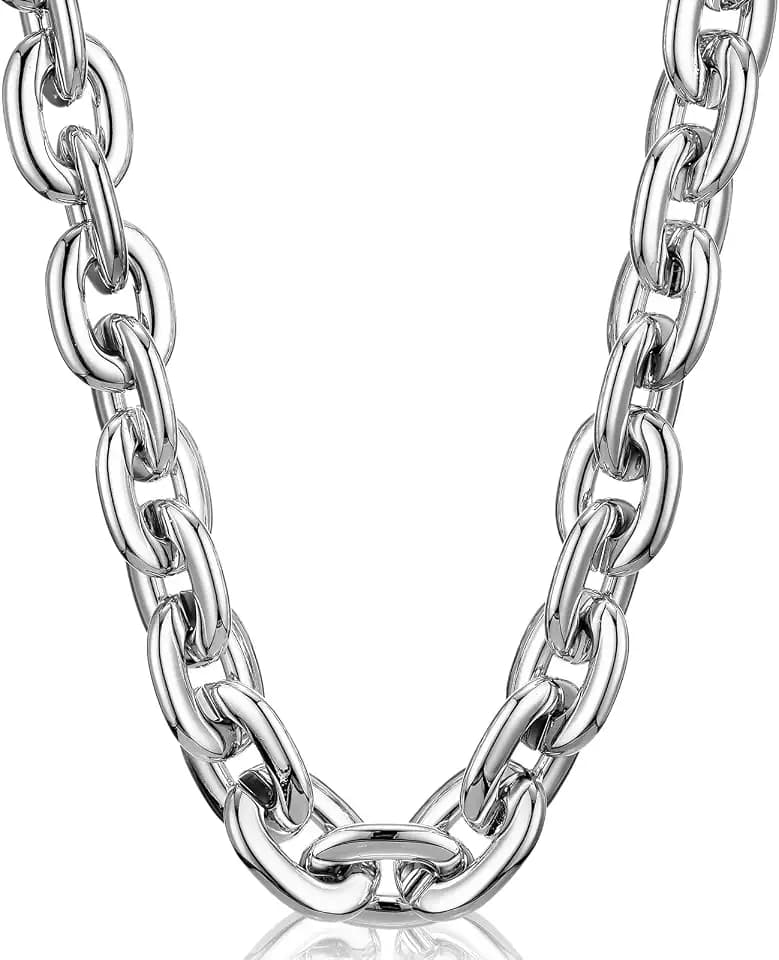 Remuuly Halloween Plastic Chain Necklace Chunky Hip Hop