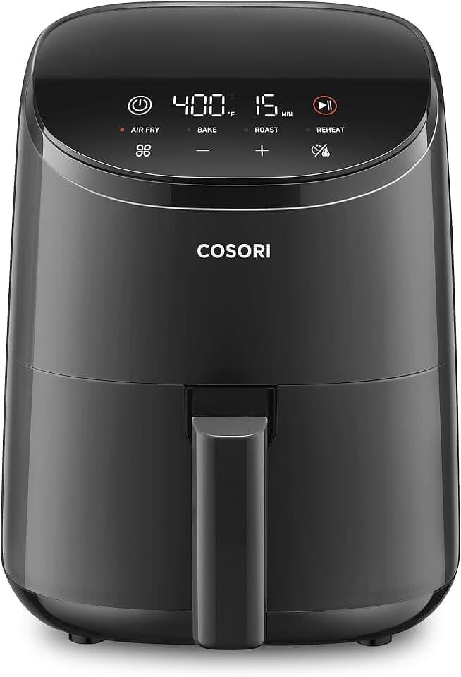Cosori Lite 2.1 Qt Small Air Fryer, Max 400°F, 4-in-1, 97% less oil, Gray