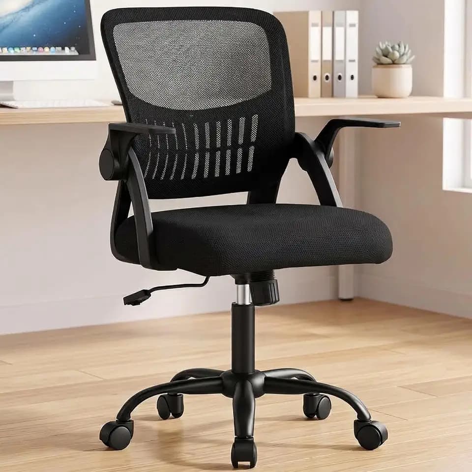 OLIXIS Ergonomic Office Desk Chair, Mid-Back Executive Computer Chair
