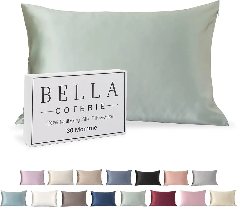Bella Coterie | Luxury Silk Pillowcase for Hair and Skin | King Size