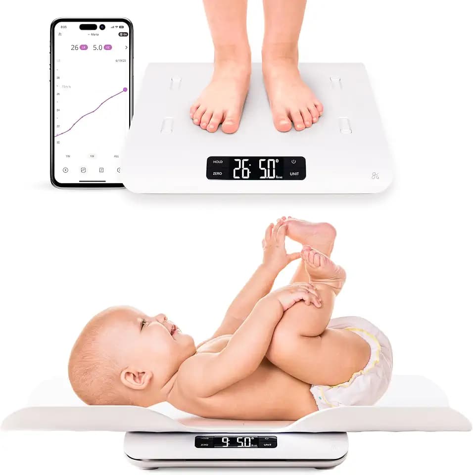 Greater Goods Medical-Grade Baby Scale FDA Class I Device, 0.1oz Increments