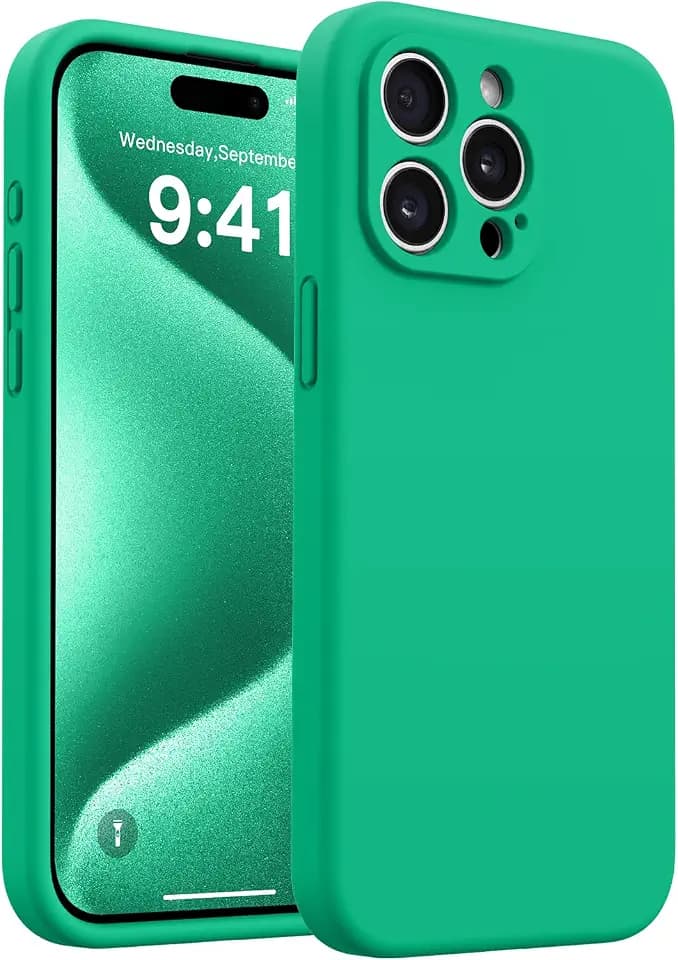 AOTESIER Magnetic for iPhone 15 Pro Max Case, 6.7'', Emerald Green