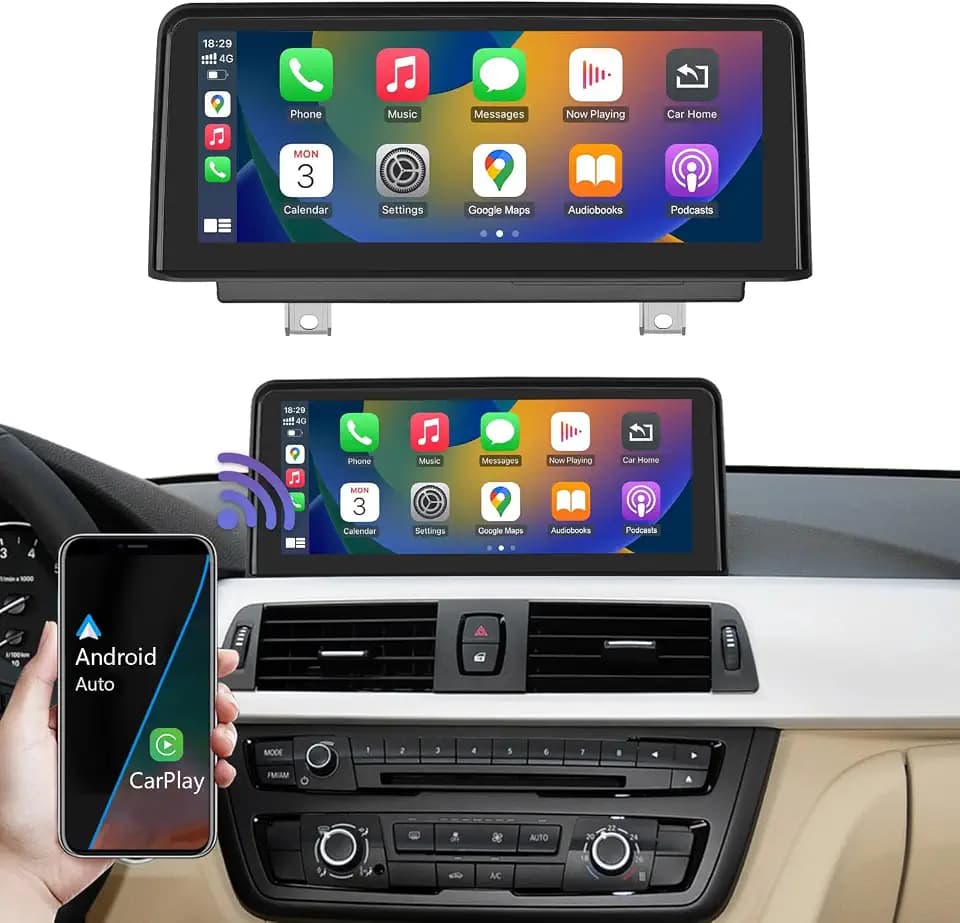 Road Top CarPlay Autoradio 10,25 Zoll für BMW 3er F30 F31 F34 mit NBT