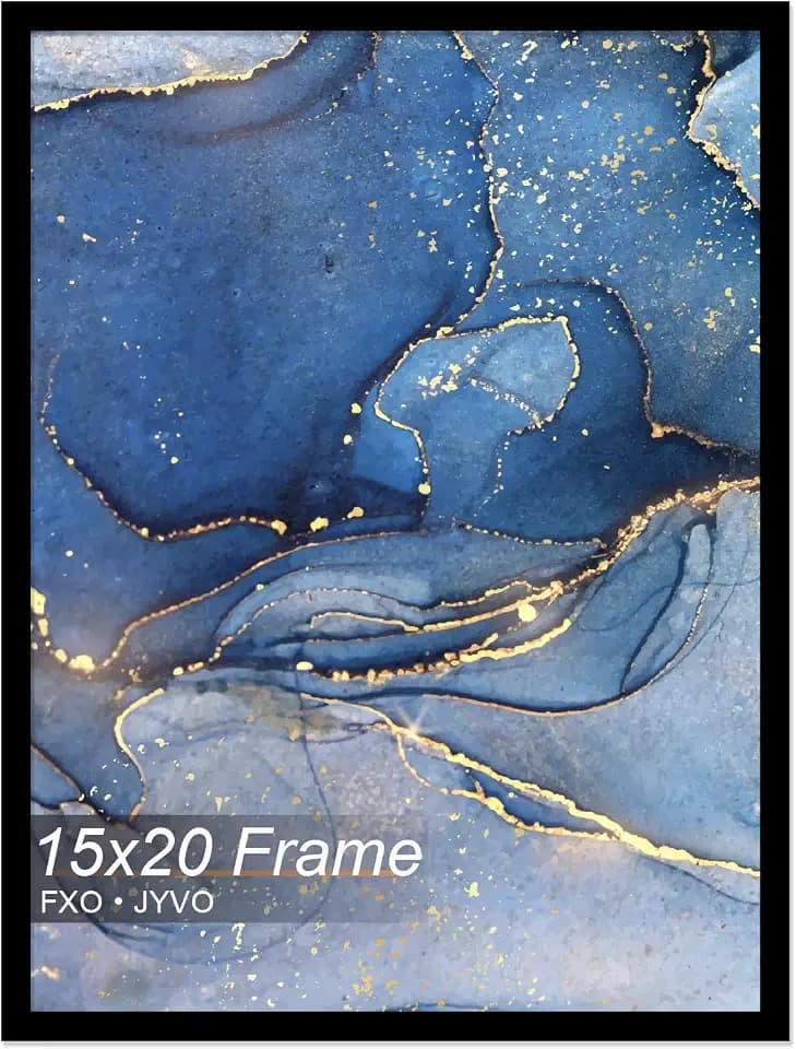 Fxojyvo 15x20 Picture Frame for Photo Poster Horizontally/Vertically