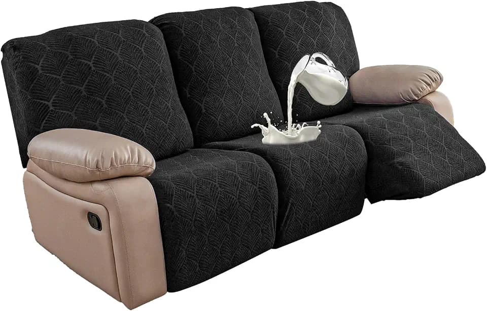 Waterproof Recliner Couch Cover Stretch Slipcover for Pets, 3 Seater