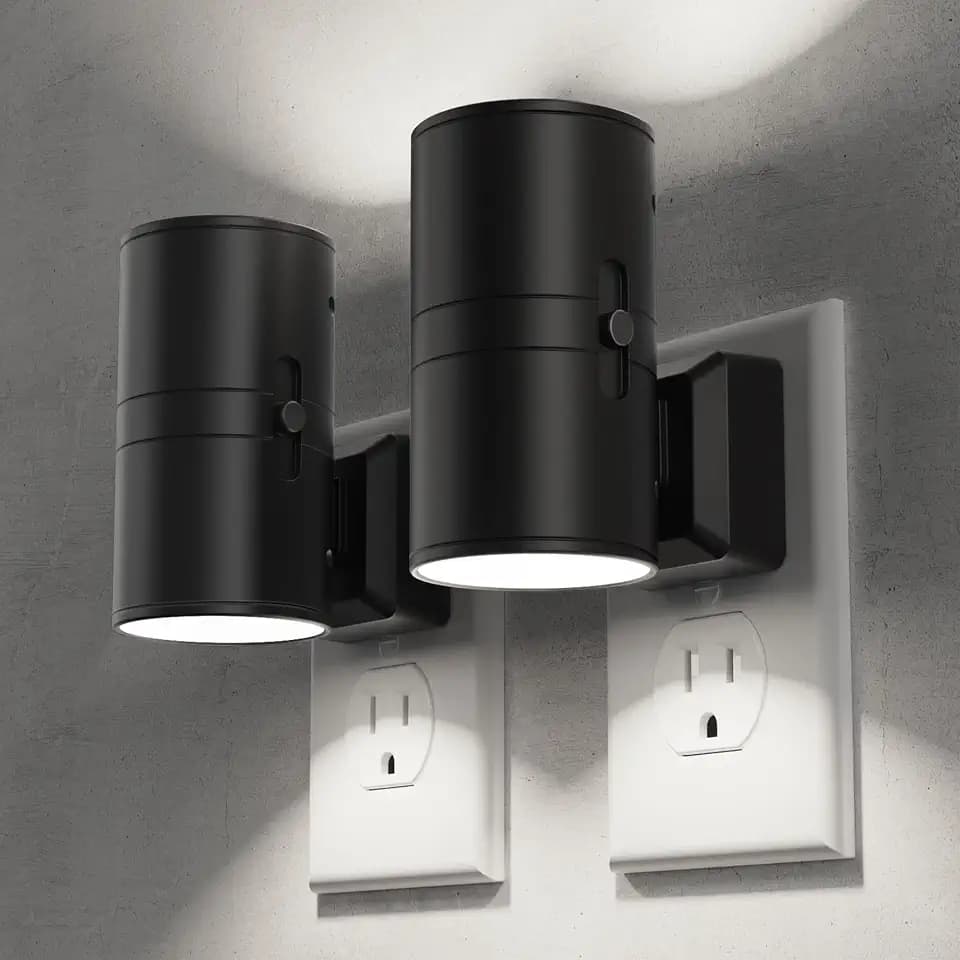 Briignite Night Lights Plug into Wall, Modern LED Night Light Plug in