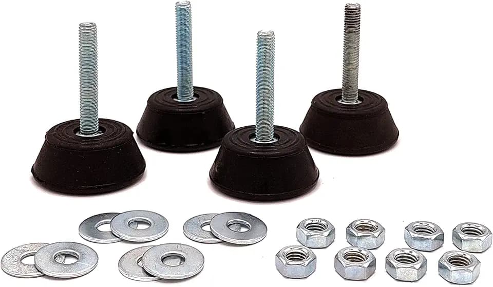 Fischer Vibrationsdämpferfuß für Außen-Klimaanlage, Grau