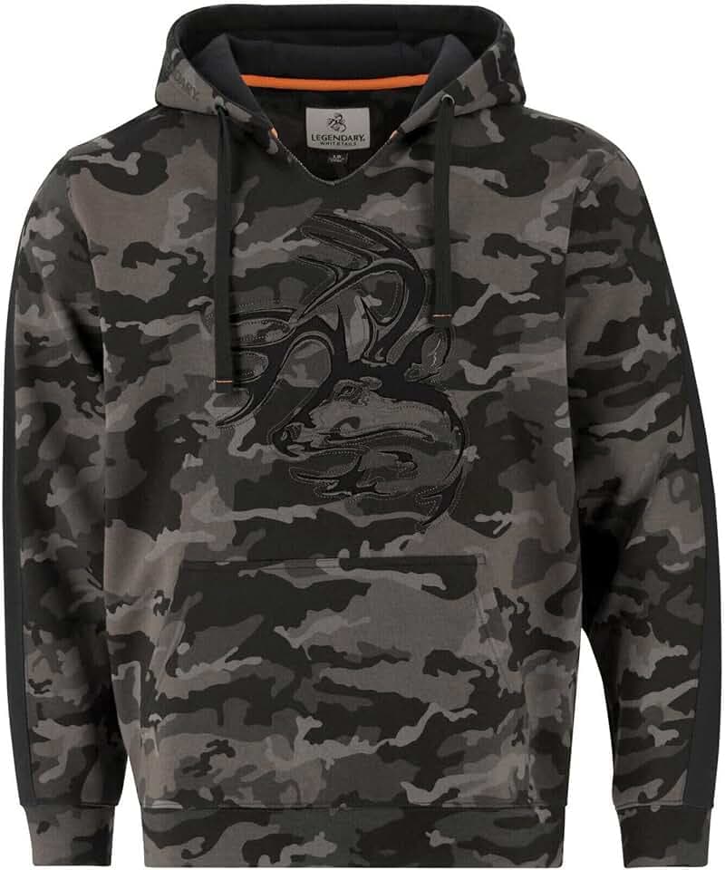 Legendary Whitetails Mens Camo Pullover Hoodie Hunting Sweatshirt