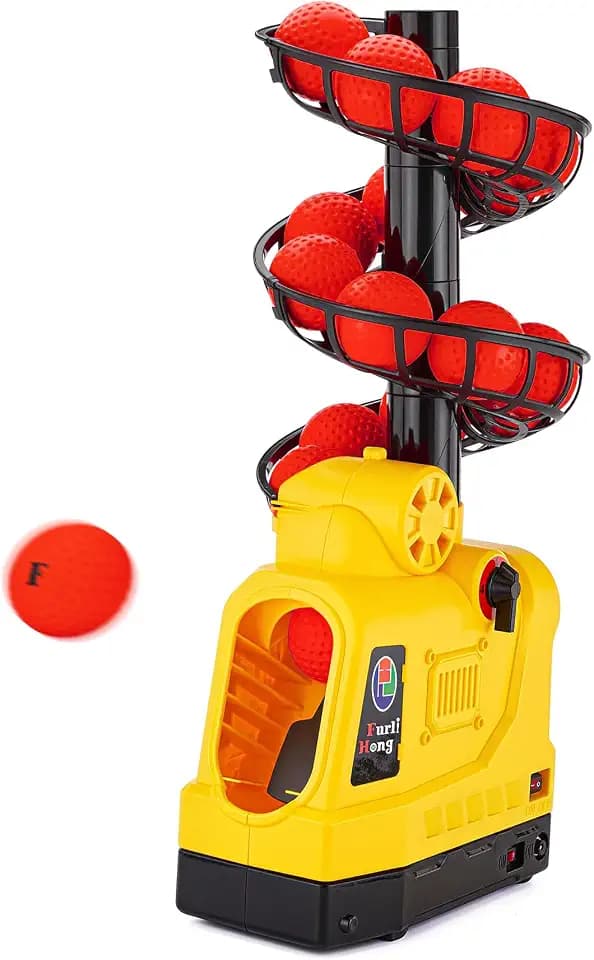 Furlihong 681TPCBH 4 in 1 Baseball Pickleball Tennis Cricket Toss Machine