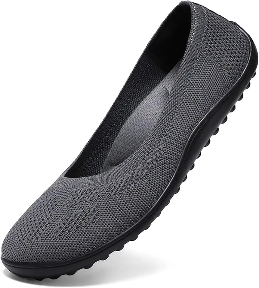 KBZone Women's Flats Slip on Ballet Flats Wide Toe Box Comfortable Walking Shoes