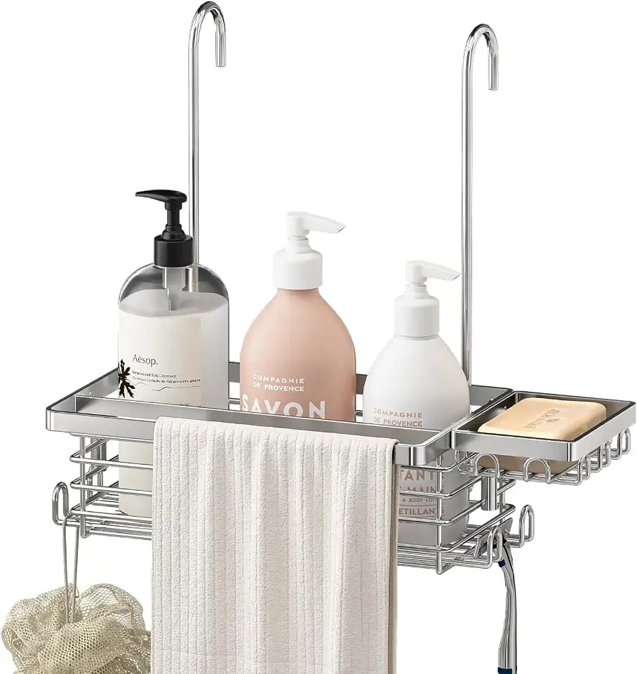 Hanging Shower Caddy, 304 Stainless Steel Shower Organizer, 1 Pack