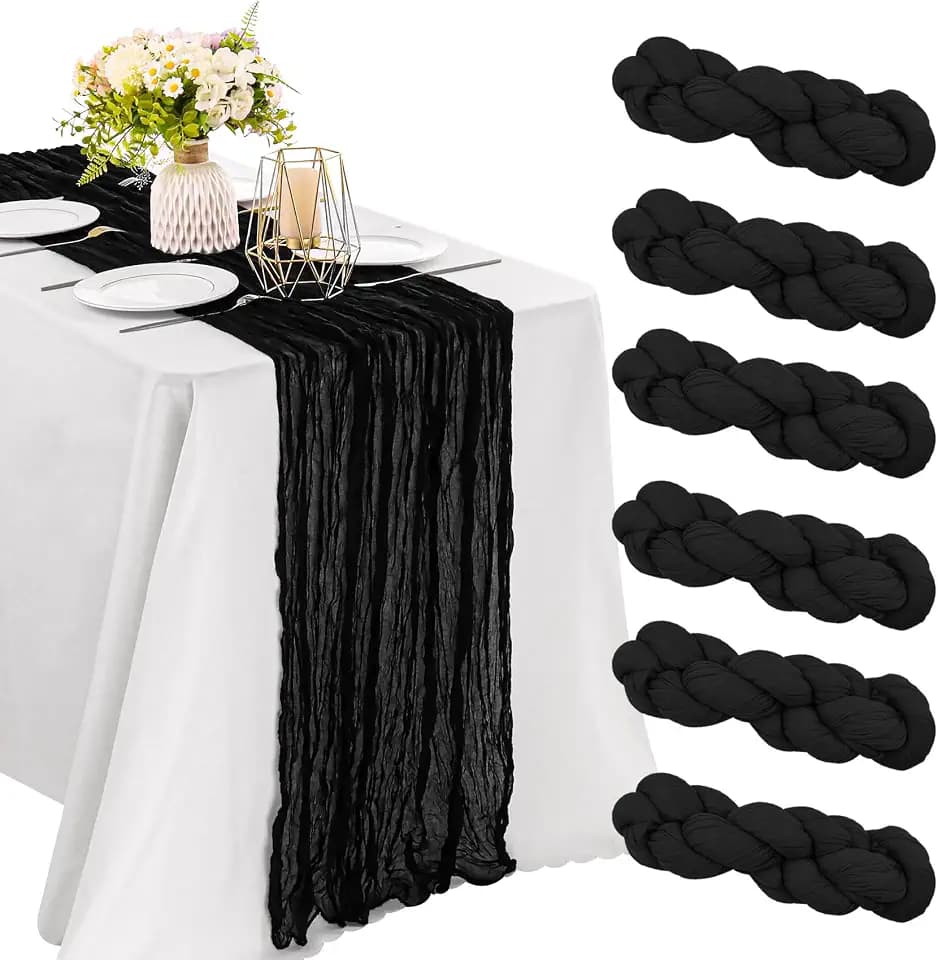 10FT Cheesecloth Table Runner Boho Party Home Decorations