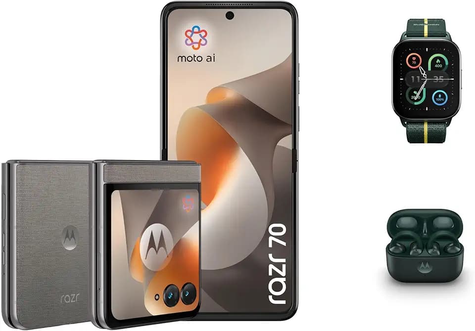Motorola Razr 70 Smartphone 50-MP-Kamera 8-256 Hematite