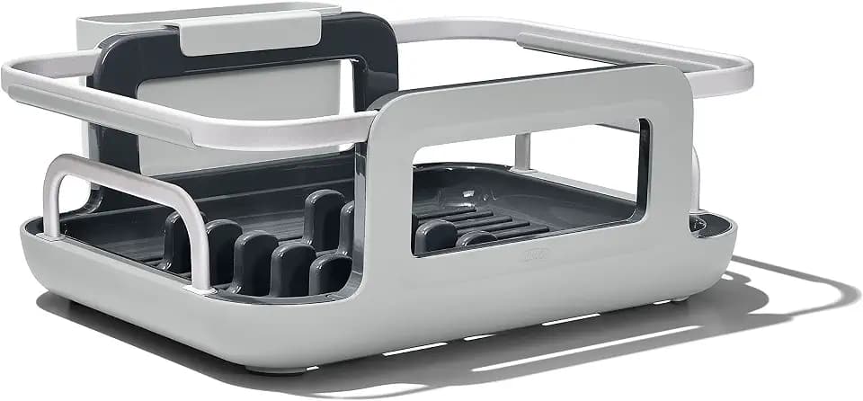 OXO Good Grips Extendable Over-The-Sink Aluminum Drying Dish Rack