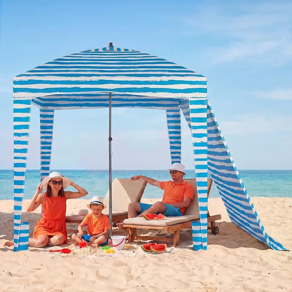 OLIXIS Beach Tent, Canopy Tent, Cool Cabana, Beach Canopy