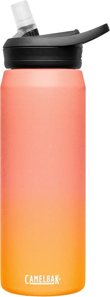 CamelBak Eddy+ Stainless Steel Bite Valve Water Bottle 25oz, Melon Fade