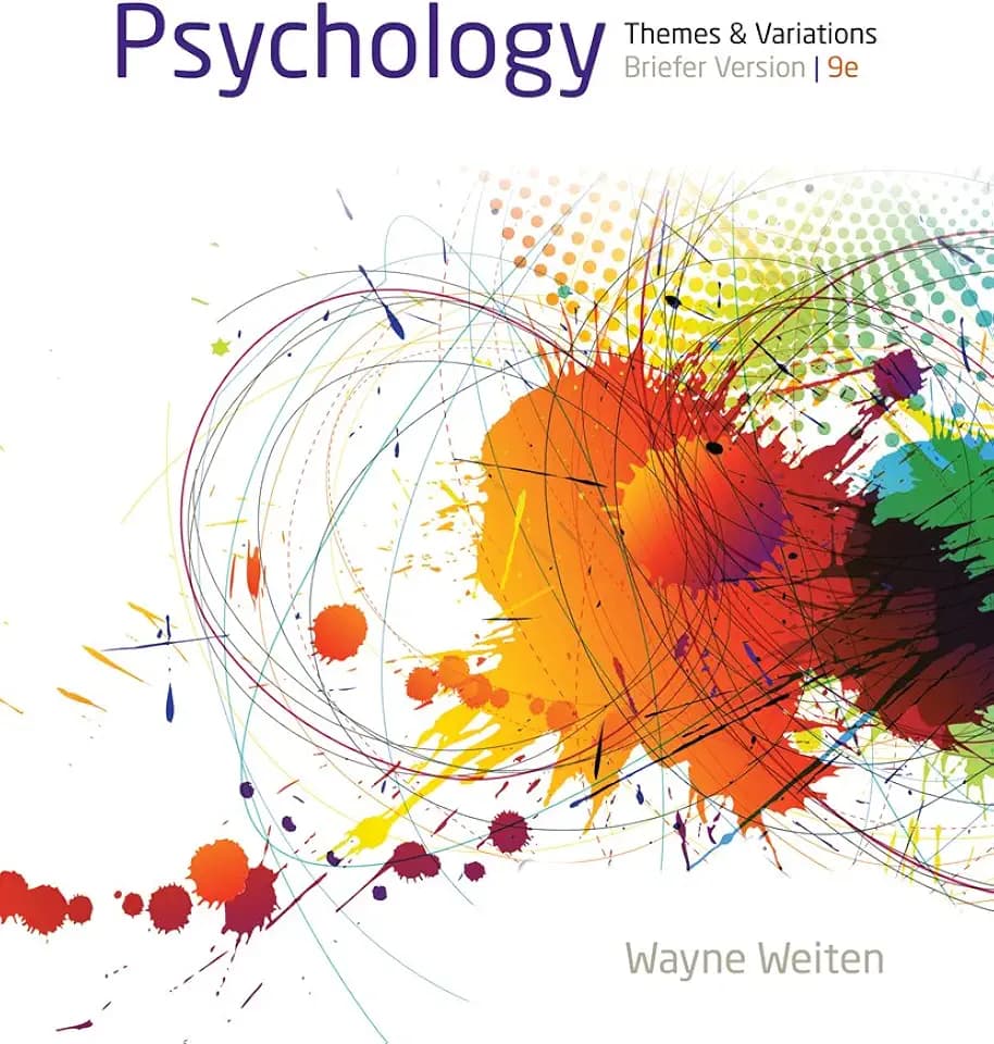 Psychology: Themes and Variations: Briefer Version