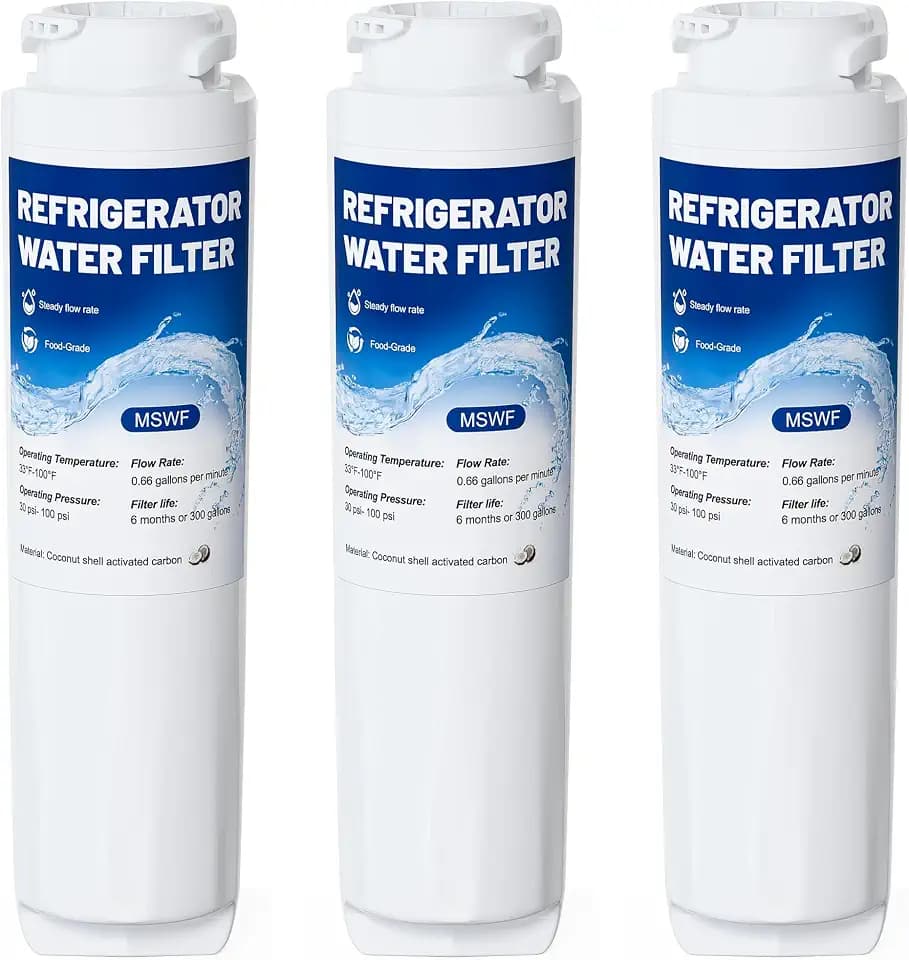 MSWF Water Filter Replacement Compatible with GE MSWF 101820A,101821B, RWF1500A,MSWFDS,Pack of 3