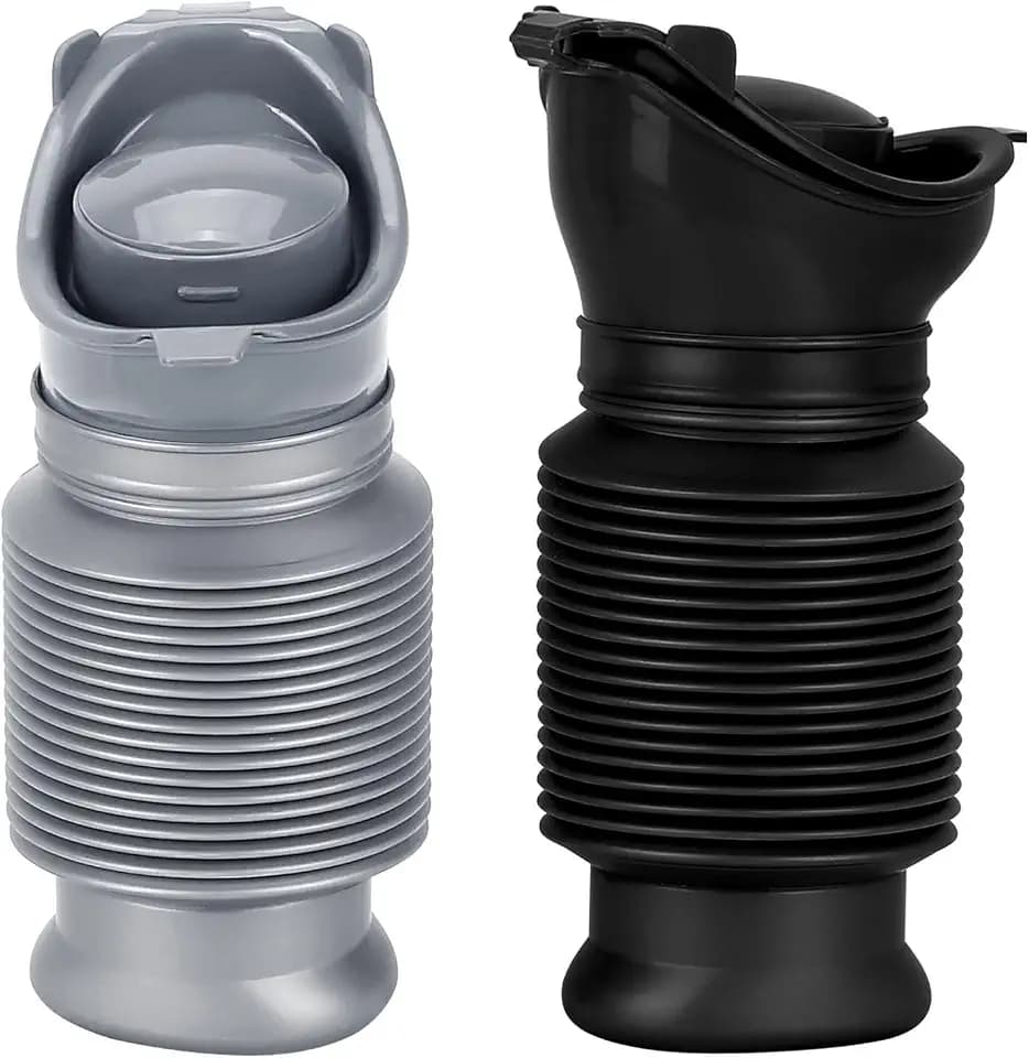 Portable Urinals for Men, 25oz Spill Proof Urine Bottle, 2PCS
