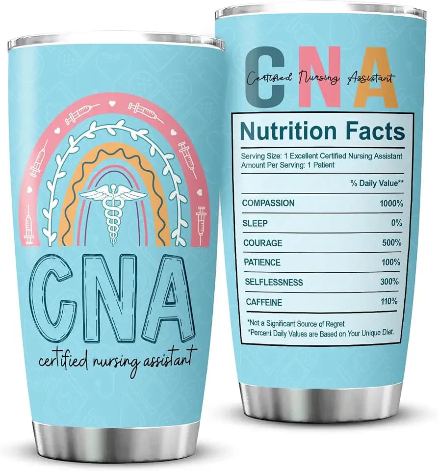 CNA Gifts CNA Week Gifts Certified Nursing Assistant Appreciation Graduation Retirement Christmas Gift Coffee Tumbler Mug 20oz