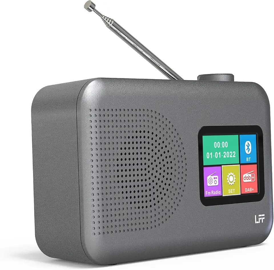 LFF Digitalradio DAB+, UKW- und Küchenradio, Farbdisplay mit Bluetooth