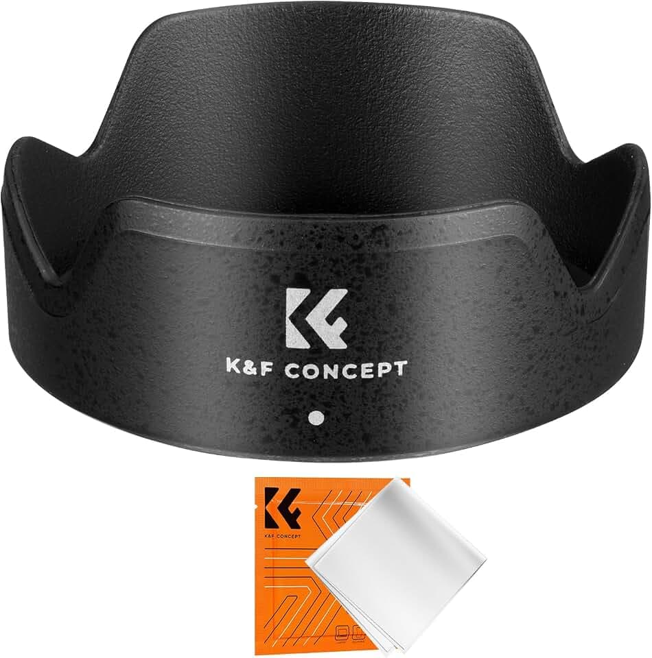 K&F CONCEPT Umkehrbare EW60F Gegenlichtblende für Canon EF75-300mmObjektiv ersetzt Canon EW60F Gegenlichtblende