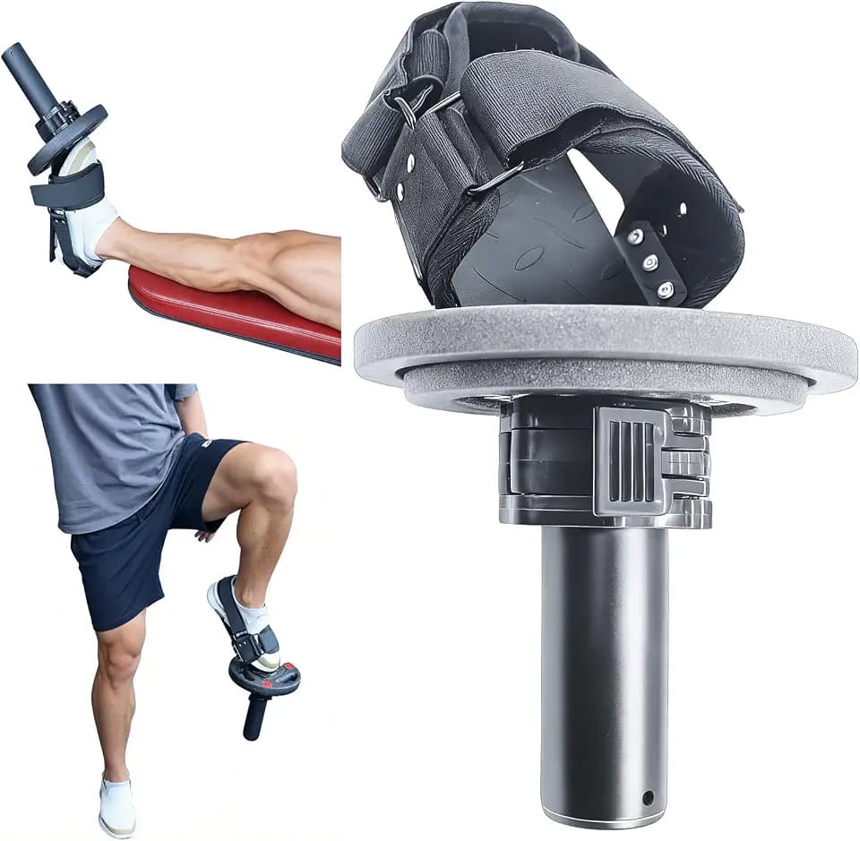 AHTAPFON Solo Tib Bar Tibialis Trainer Tibialis Bar Knees Over Toes Equipment Tibialis Raise Tibia Dorsi Calf Workout Machine Calves Workout Equipment Fit 2 Inch Weight Plates