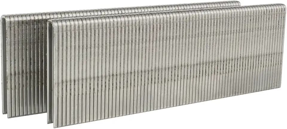 Freeman 18-Gauge 1-1/4" Glue Collated Stainless Steel Narrow Crown Staples – 1,000 Count – for Trim, Moulding, Casing, Cabinetry & Outdoor Use – SSNS18-125