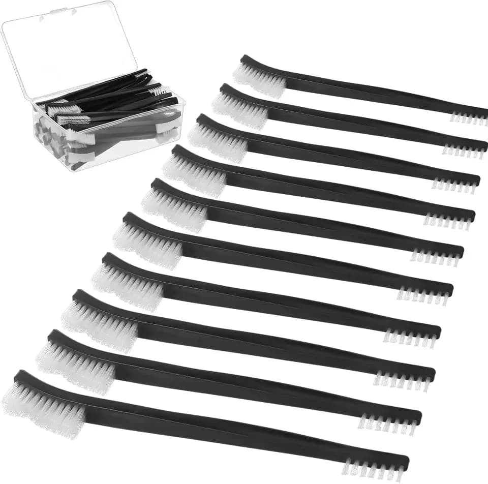 Boao 30 Packs Double-Ended Gun Cleaning Brushes 7 Inch, White