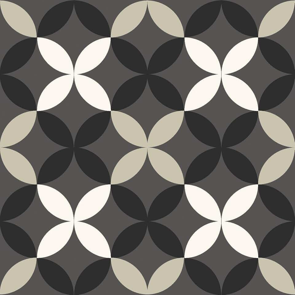 FloorPops Arbor Peel and Stick Floor Tiles, Patterned Removable Vinyl Flooring, Self Adhesive Floor Tiles for Kitchen Bathroom Entryway