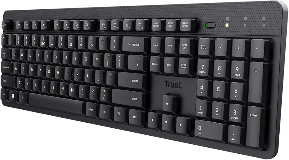 Trust ODY II Niederländisches Layout (QWERTY) Tastatur Kabellos