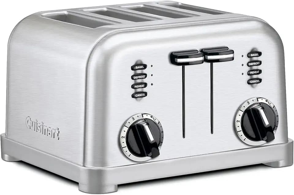 Cuisinart Toaster, Extra-Wide Slots, Stainless Steel, 4-Slice