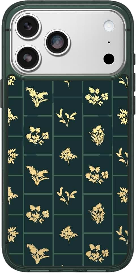 OtterBox iPhone 18/17 Pro Max Symmetry Series Clear Case - Green/Gold