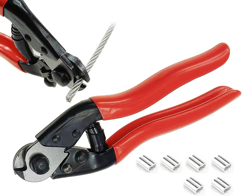 Muzata Cable Cutter for Cable Railing and Other DIY Projects CR12